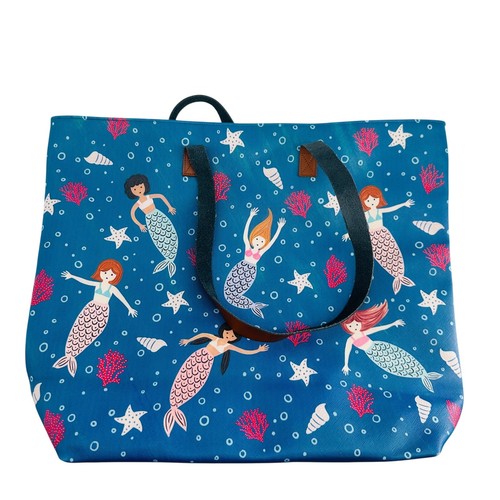 Mermaid beach tote - beach, bag