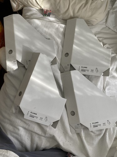 Ikea fluns white - white, file
