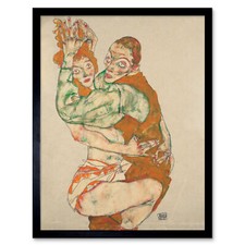 Egon Schiele Lovemaking Art
