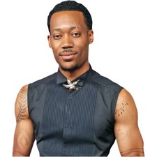 Tyler James Williams (Vest) Half Body Buddy Cutout