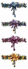 Large Crystal Flower Barrette