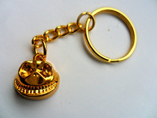 Nightmare Before Christmas Gold Jack Skellington  Pendant Bag Charm /  Keyring