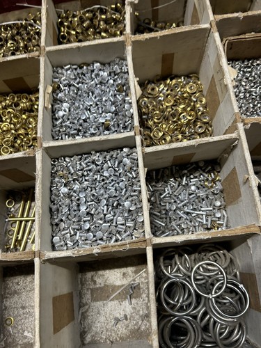 Book binding screws and - book,