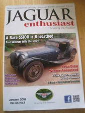 JAGUAR ENTHUSIAST MAGAZINE JAN