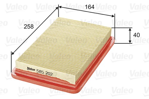 Valeo 585202 air filter for - valeo-oe,