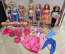 Disney Barbie Dolls and Other Collectible Dolls Mixed Bundle