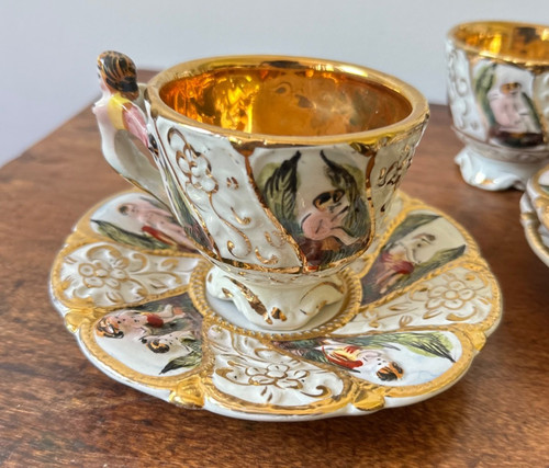 Vtg teacup saucer set - vtg,