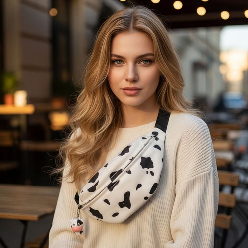 Cow print chest - bag, water