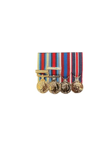 Court mounted miniature medal - court,