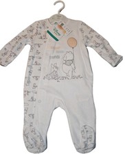 Official Disney Baby - Winnie The Pooh Baby Grow - 6-9 Months RRP 14.99 BNWT
