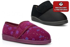 Womens Extra Wide Slippers