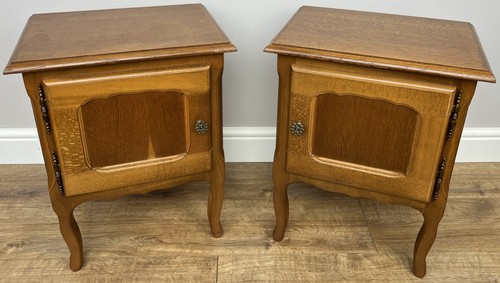 Pair bedside tables - of, vintage