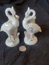Ceramic Swan Like Vases
