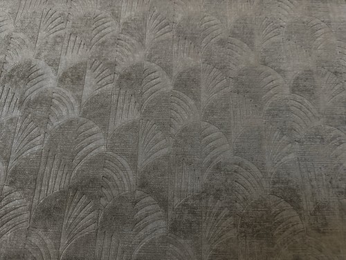 Linwood embossed grey velvet - linwood,