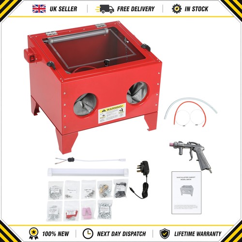 Sand blasting cabinet with - blasting, led