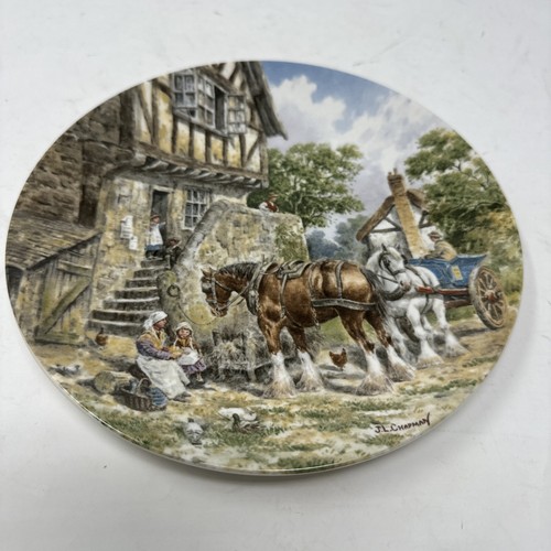 Plate morning the - the, farmyard
