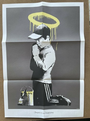 Banksy forgive our - “forgive, us