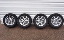 MAZDA MIATA MX5 14 INCH ALLOY WHEELS 4 GOOD TYRES  185/60R14 1989-97 FAST P+P