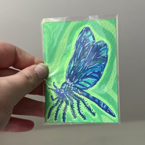 Aceo original signed - aceo,