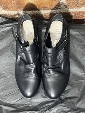 M & S FOOTGLOVE BLACK LEATHER