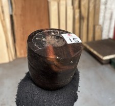 1 x Asian Ebony Part Turned Blank /Exotic Hardwood/Woodturning Blanks