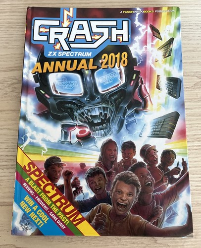 Crash annual 2018 hardback - annual, a4