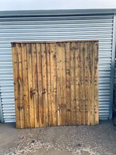 Wooden driveway gates - wooden, high