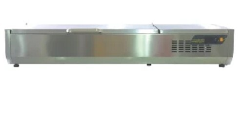 Refrigerated saladette - ss,