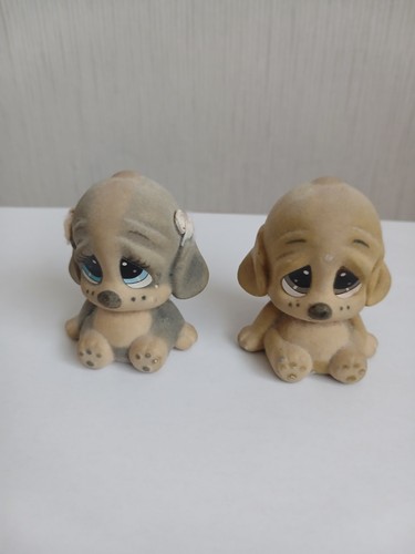 Two cute vintage - two, puppy