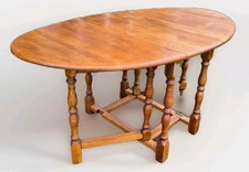 Beautiful oak drop leaf table - oak,