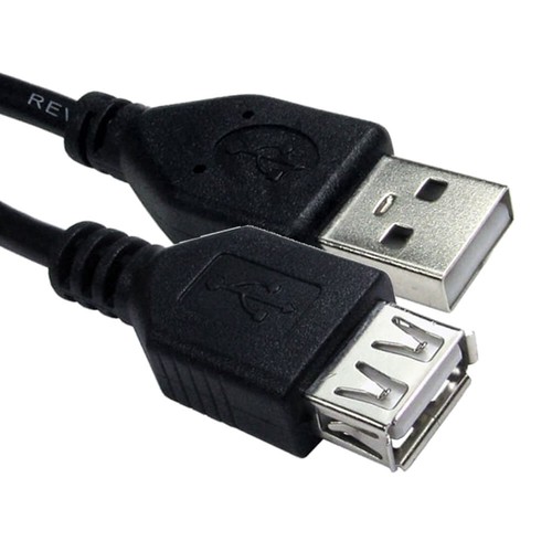 Black usb extension cable 0 - black,