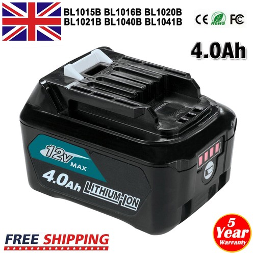 12v for makita battery - 10.8v,