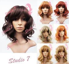 (K)Wavy Short Blonde Auburn