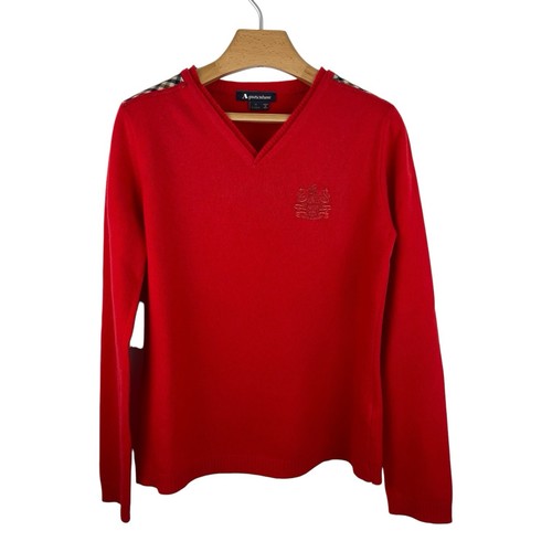 Aquascutum red jumper size - aquascutum,