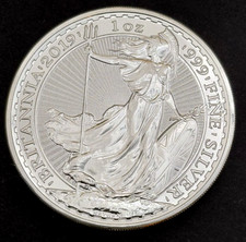 2019 1oz Silver Britannia Coin