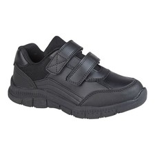 Route 21 Boys Black Leather