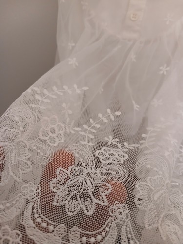 White baby girls christening - white,