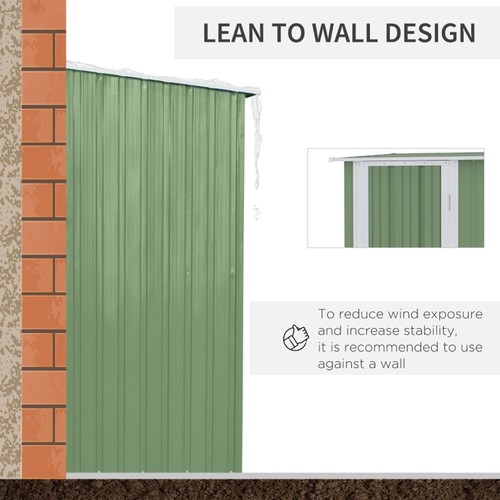 Green metal garden - garden, storage
