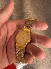 Vintage Gold-plated Seiko Dress Watch unisex