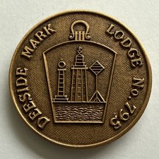 Wales masonic token deeside - wales,