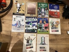 SCOTTISH CUP FINALS  2011 - 2020 ALL IN MINT CONDITION & PRICED TO SELL