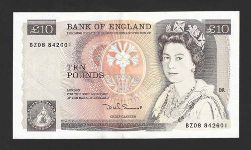 Ten pound banknote qeii - ten,