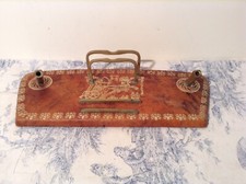 Moroccan Style Writing Desk Tidy, Letter Rack, Pen Holder, Brass Fittings