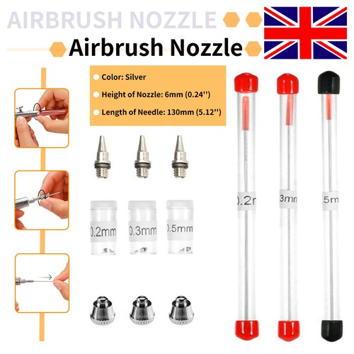 6pcs 0 5mm airbrush - 6pcs,