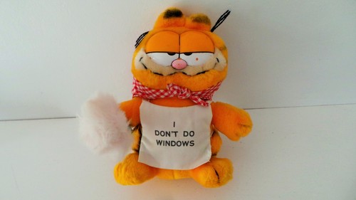 Vintage garfield cuddly toy - garfield,