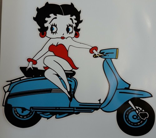 Large betty boop - boop, lambretta