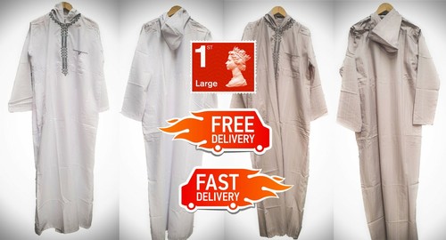 Moroccan hooded thobe hood - hooded,