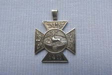 Derby Hospital -- Silver Nurse's Medal / Badge -- Medico Psy. Assoc. -- Medical