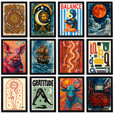 Vintage Art Poster Retro Print