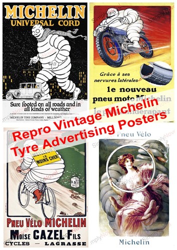 Repro vintage michelin car - vintage,